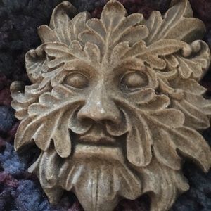 Green man household wall fashion cement